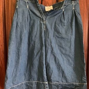 Girls light Jean baggy shorts